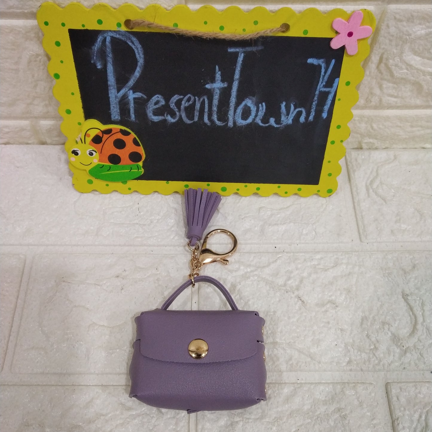 Stylish Purse Keyring for Kids