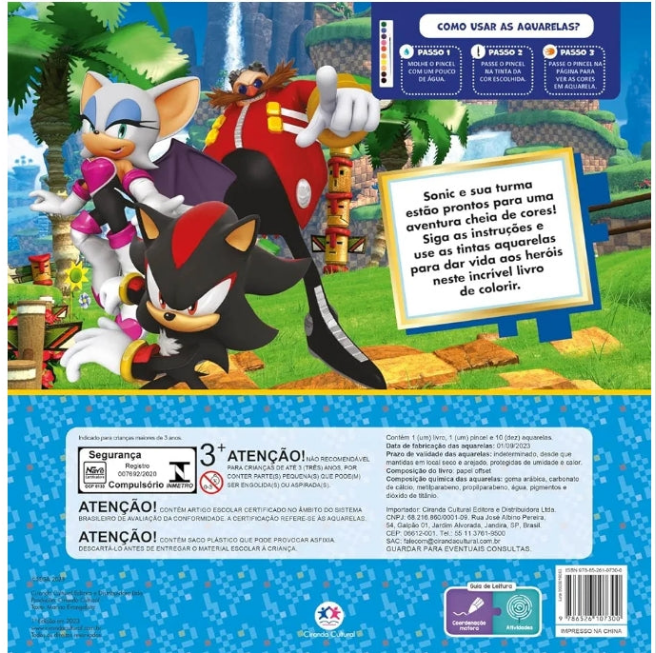 Sonic Colouring Book