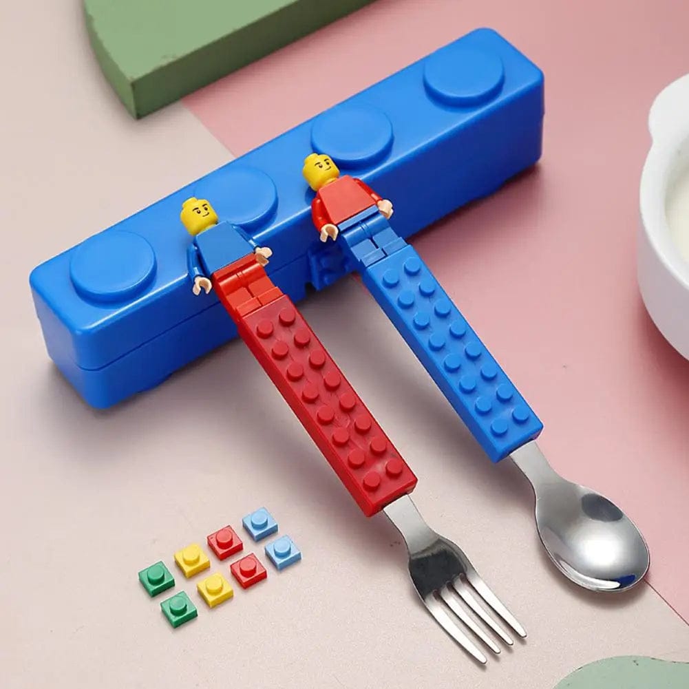 Lego Spoon And Fork Set for Kids