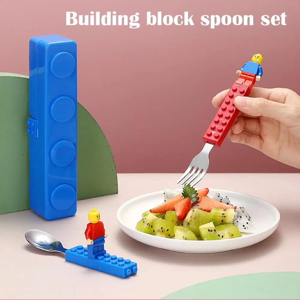 Lego Spoon And Fork Set for Kids
