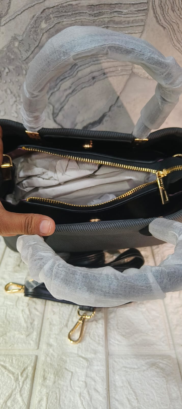 Black Hand Bag