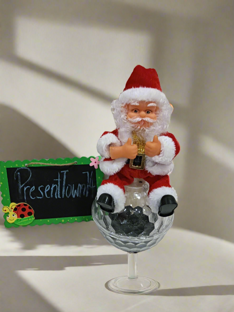 Musical Santa on Ball Toy