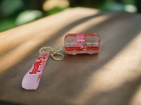 Labubu Water Keychain