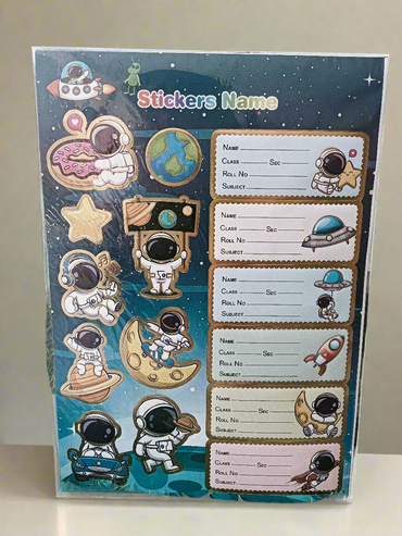 Space Name Slip with Sticker