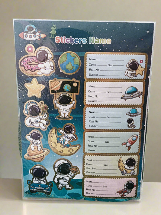 Space Name Slip with Sticker