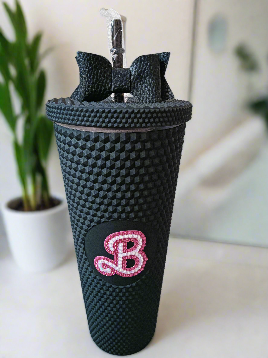 Girly Black Tumbler