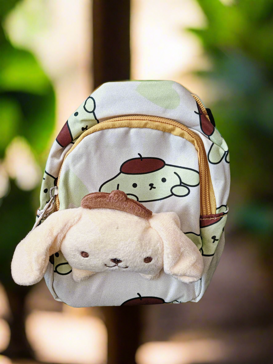 Crossbody Sling with Soft Toy Keychain