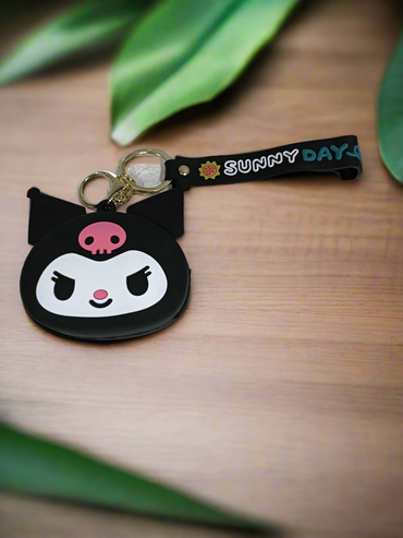 Kuromi Coin pouch cum keychain