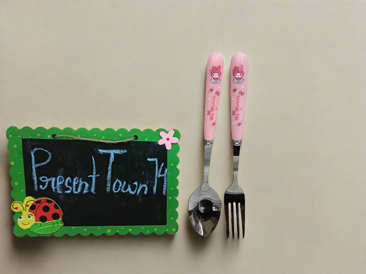 Sanrio Kuromi Cutlery Set