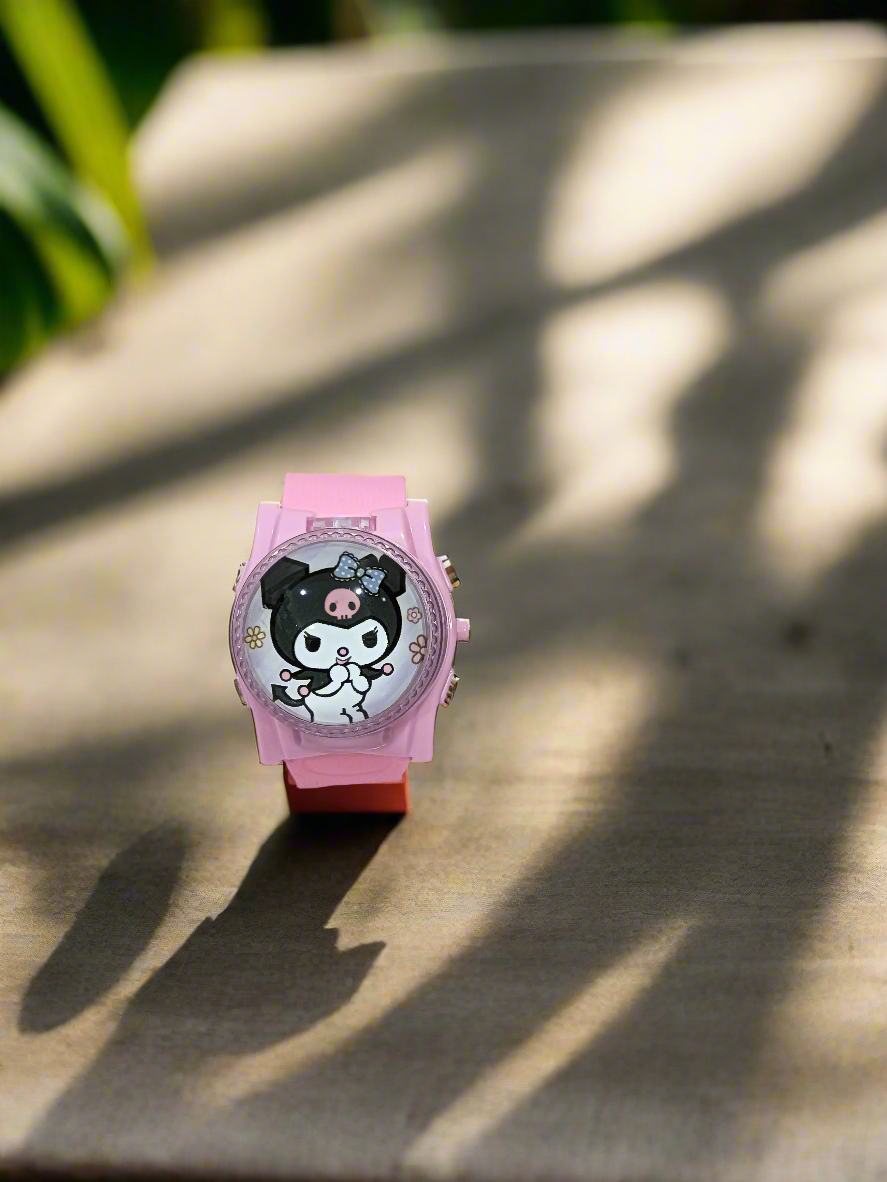 Digital Spinner Wrist Watch