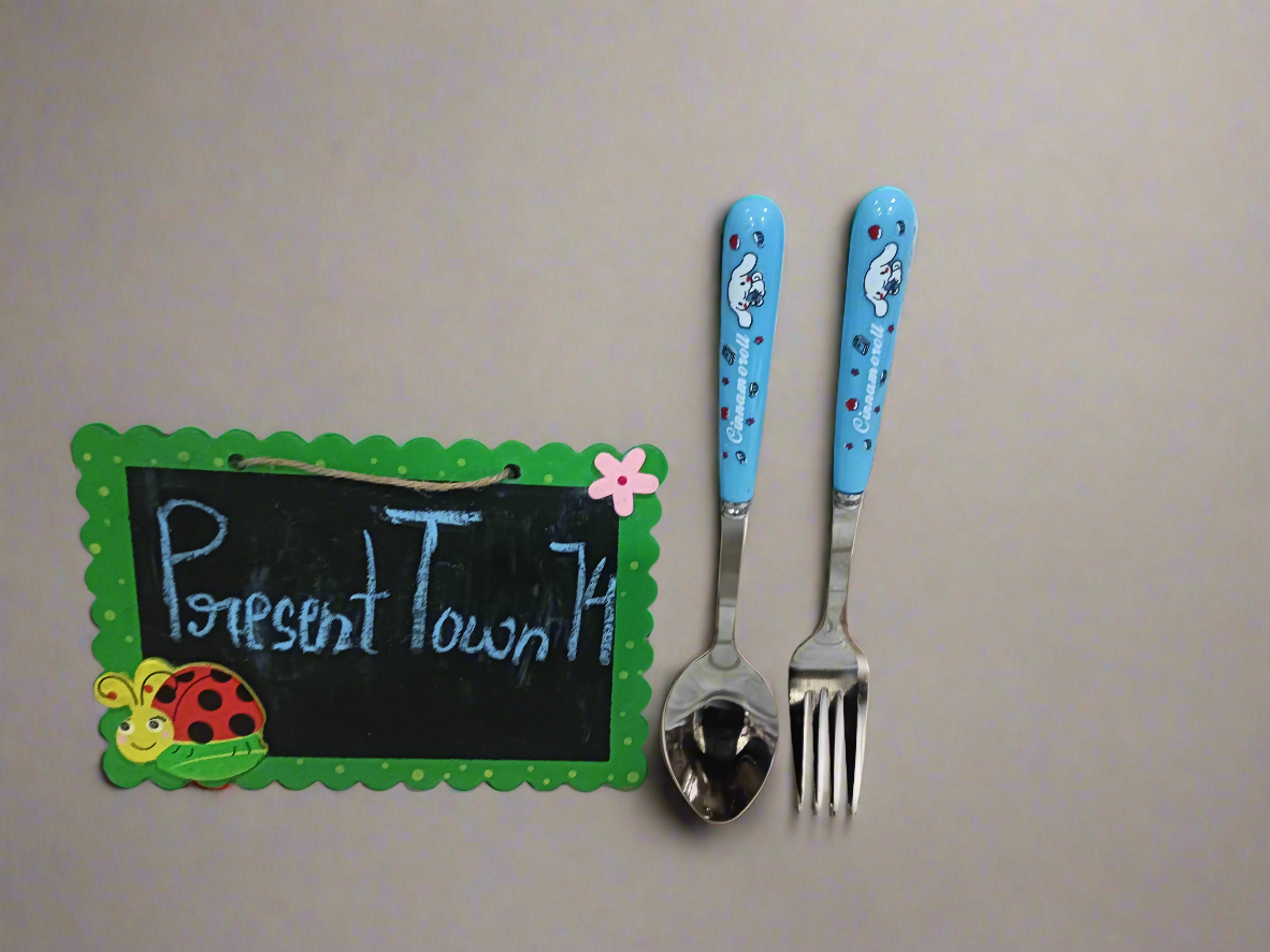 Sanrio Kuromi Cutlery Set