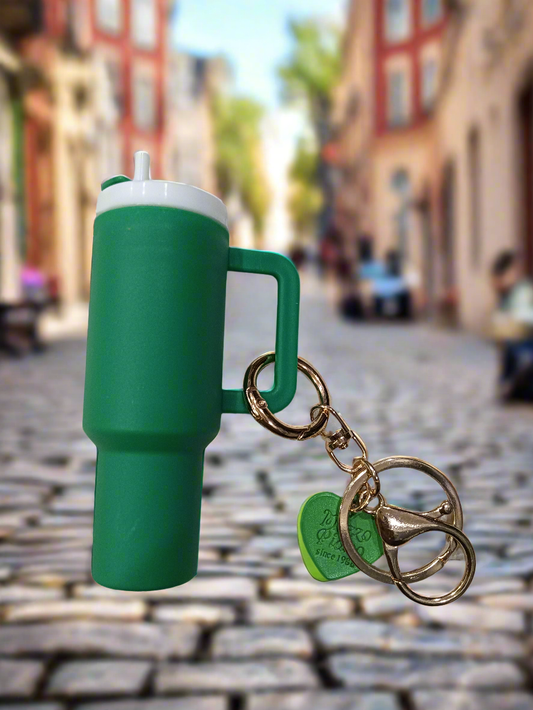 Mini Tumbler Keychain With Heart