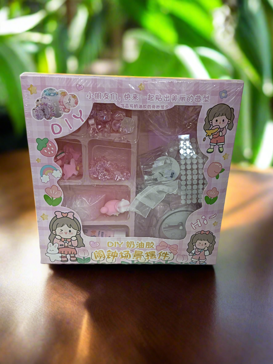 DIY - decorate own Clock and Lamp