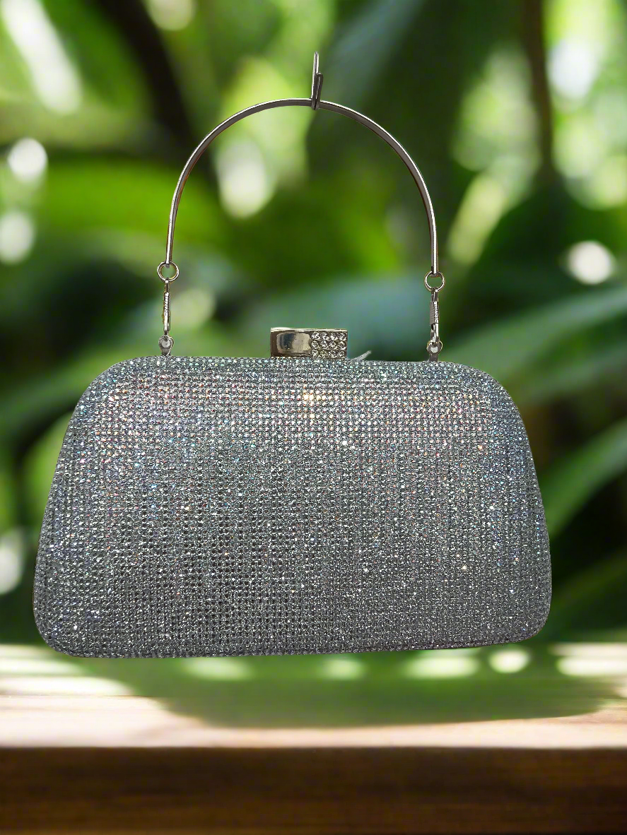 Silver Clutch Bag