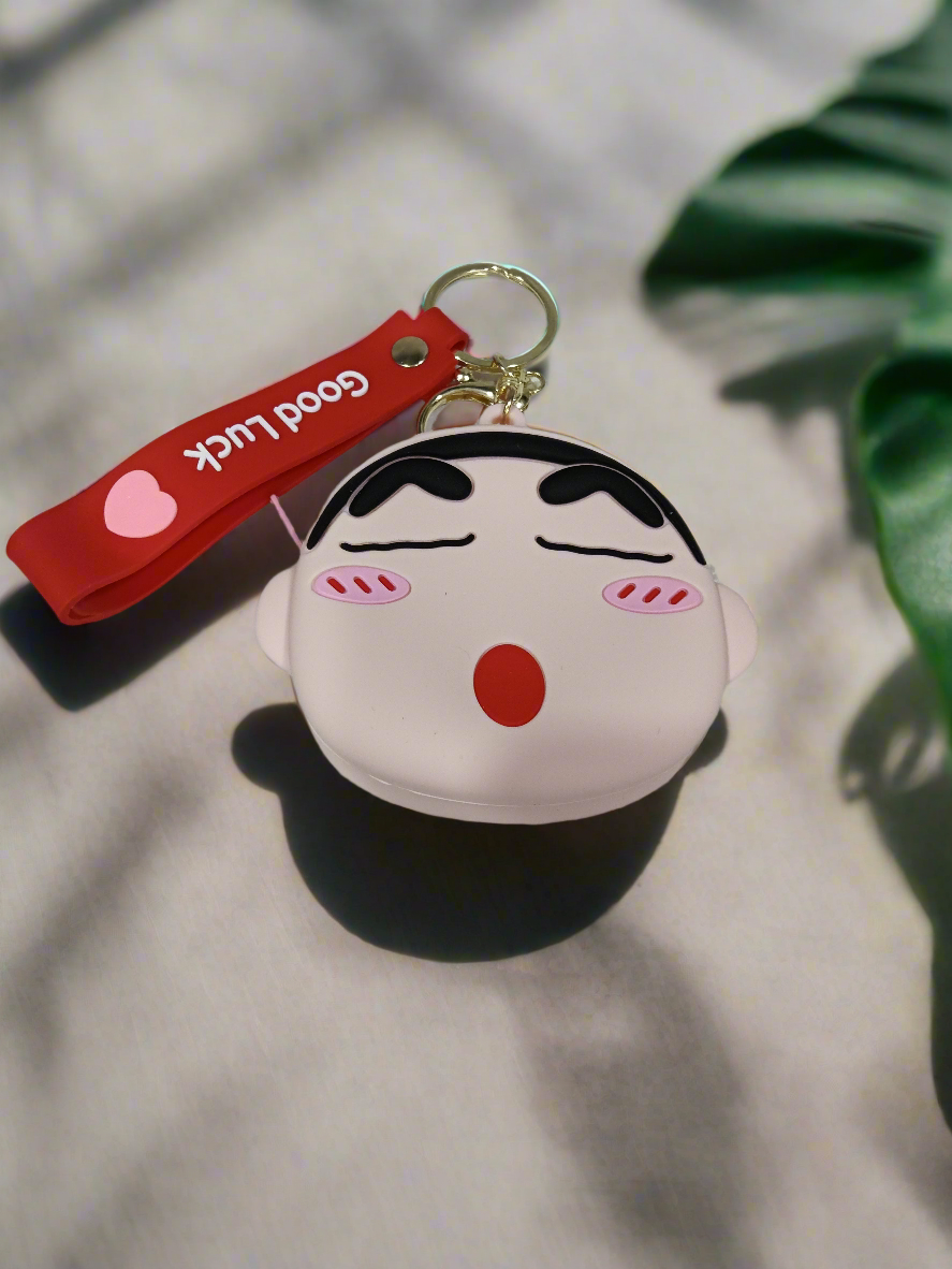 ShinChan mini pouch cum keychain