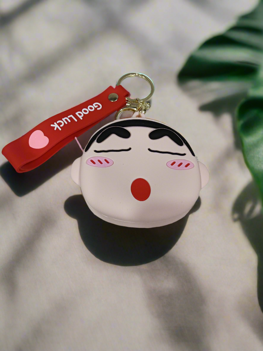 ShinChan mini pouch cum keychain