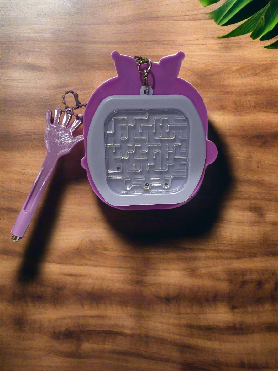 Magnetic Ball Maze Toy Cum Keychain