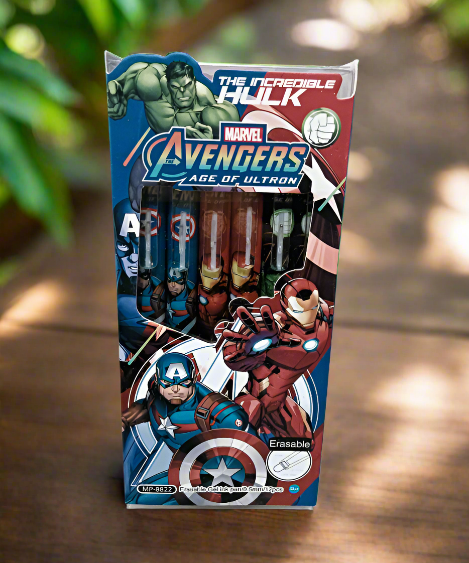 Avengers Erasable Pen pack of 12