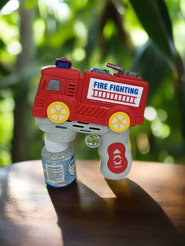 Fire Truck Bubble Gun