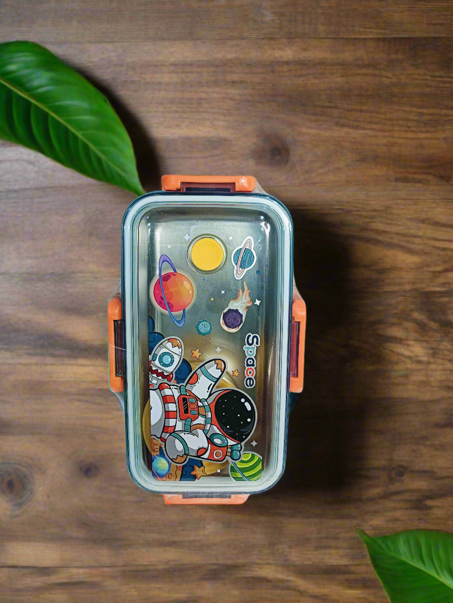 Two Story Stainless Steel Space Lunch Box