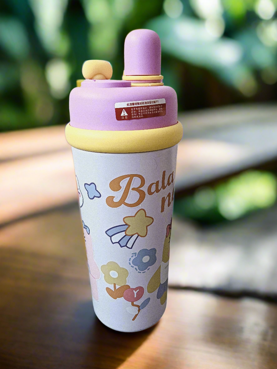 Cute Tumbler with Lid