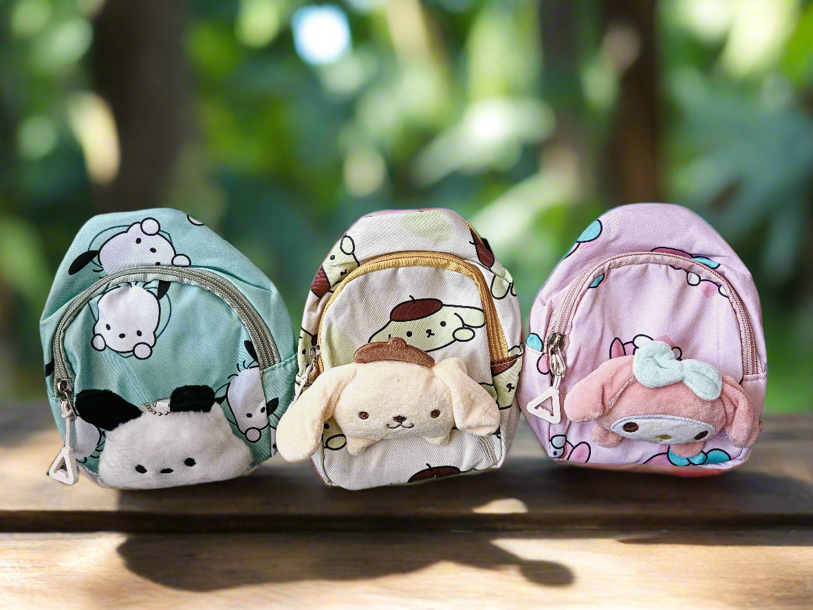 Crossbody Sling with Soft Toy Keychain