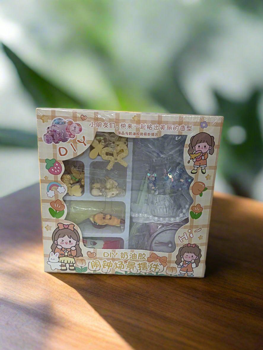 DIY - decorate own Clock and Lamp