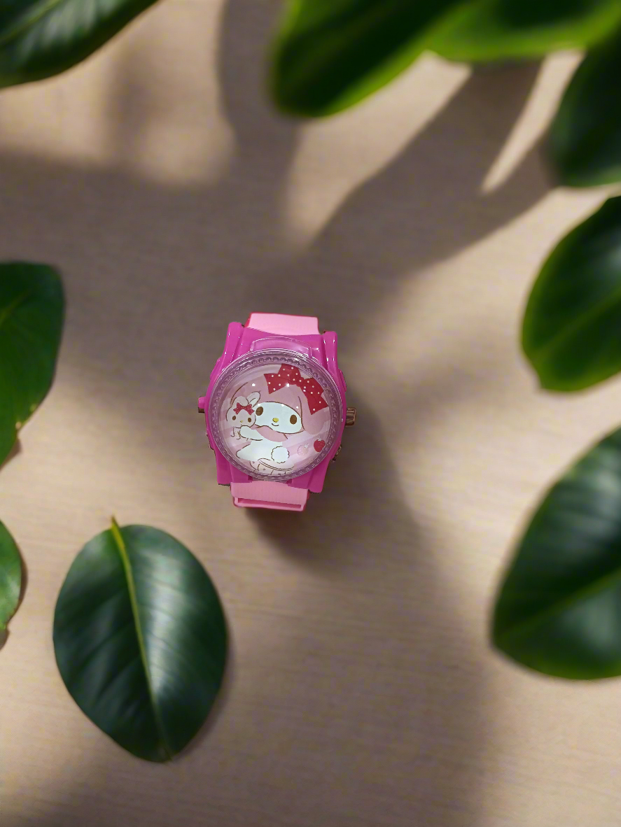 Digital Spinner Wrist Watch