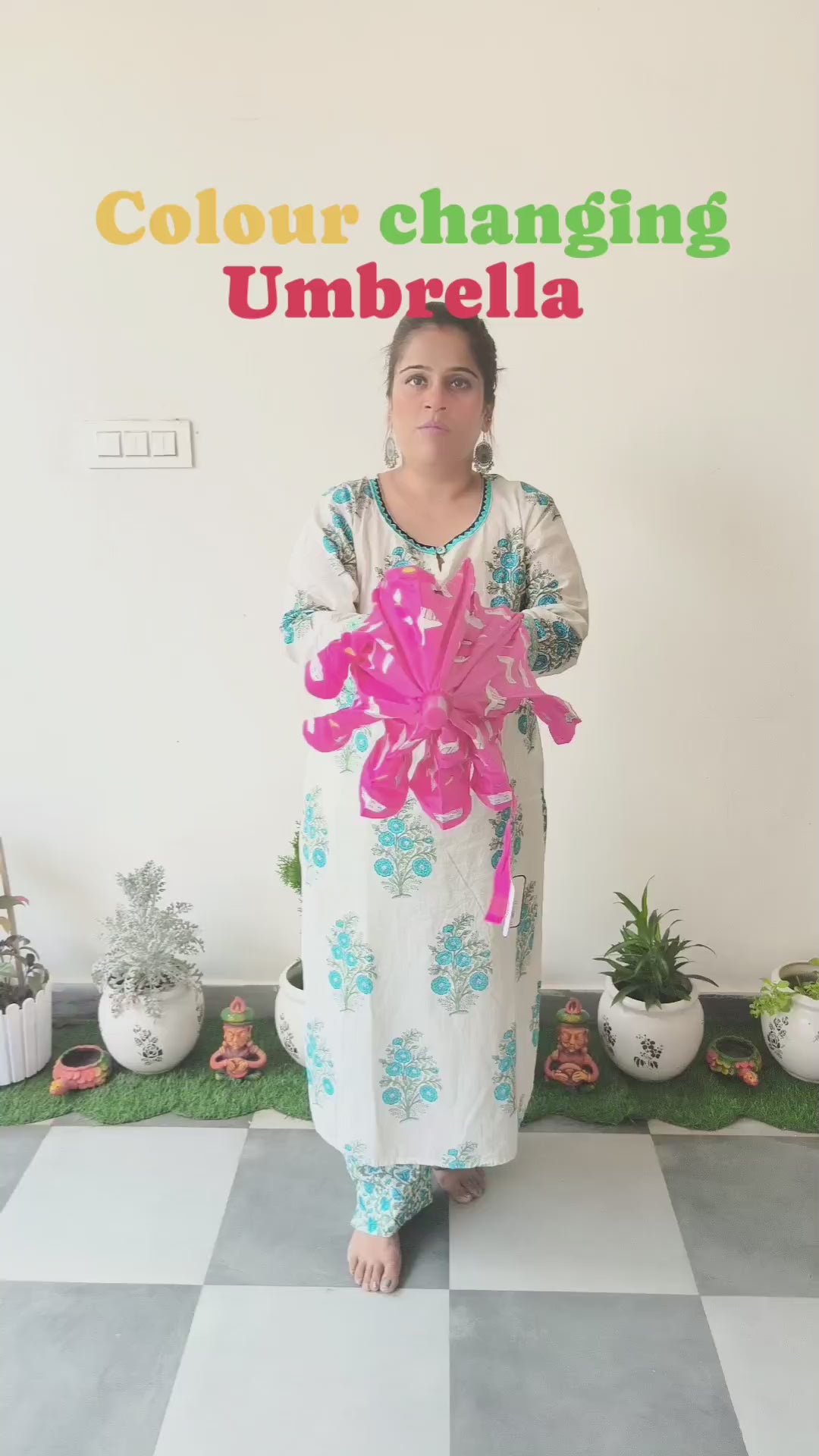 Stylish Donut Colour Changing Umbrella