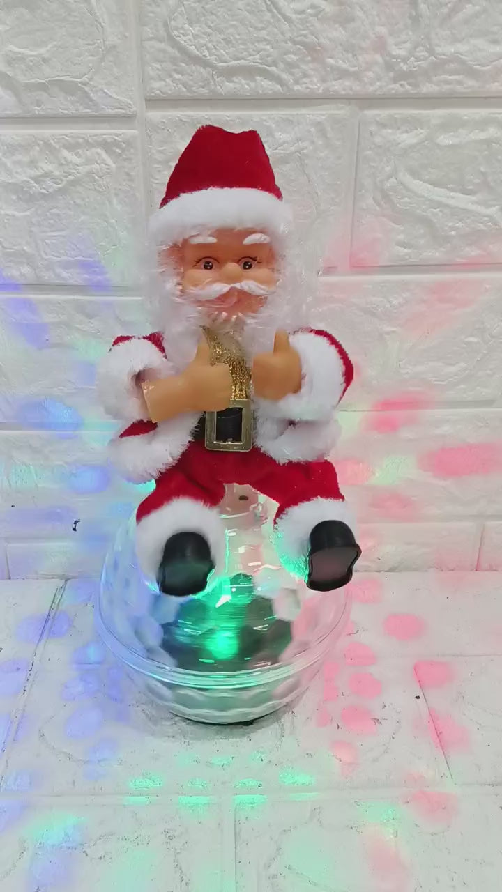 Musical Santa on Ball Toy