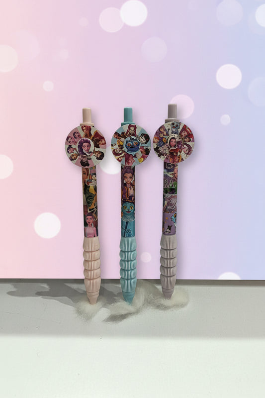 K-pop Gel Pen with Spinner