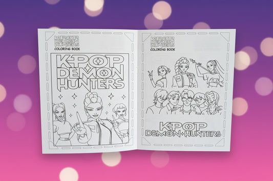 K -Pop Colouring Book