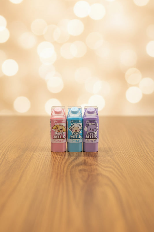 Milk Bottle Shape Eraser