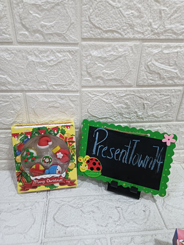 Christmas Eraser Pack for Kids