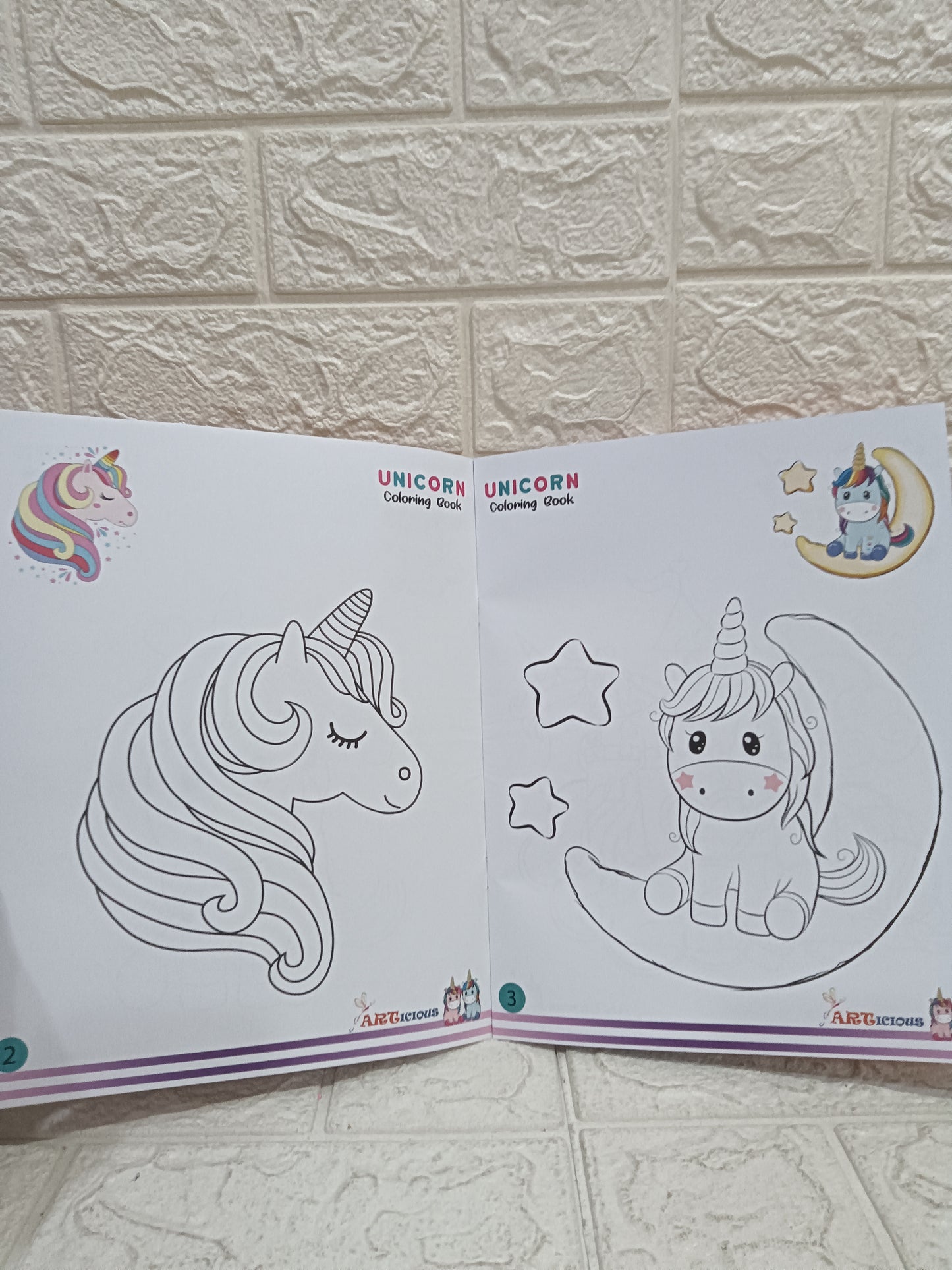 Magical Unicorn Colouring Book for Kids