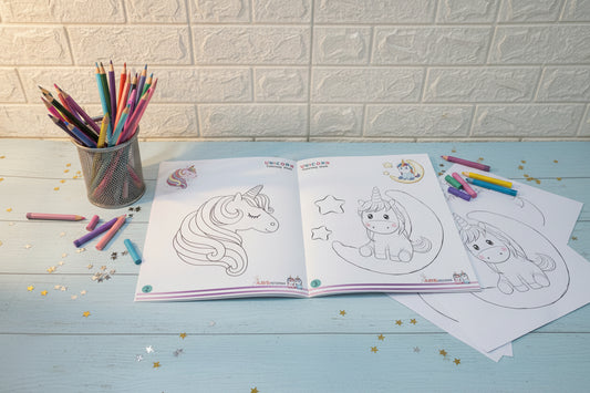 Magical Unicorn Colouring Book for Kids