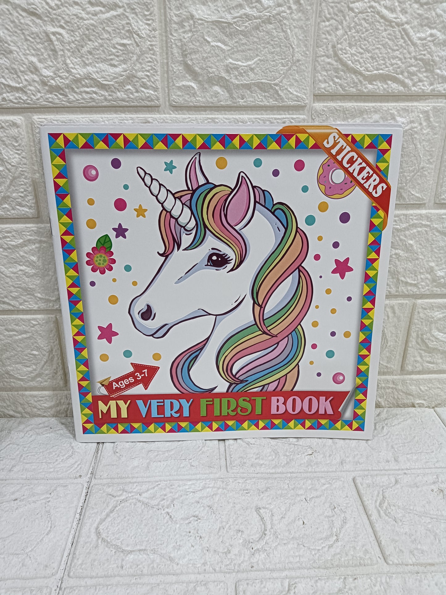 Colouring Book with Stickers for All Ages