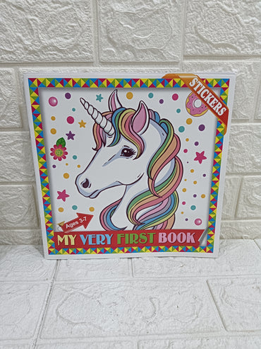 Colouring Book with Stickers for All Ages