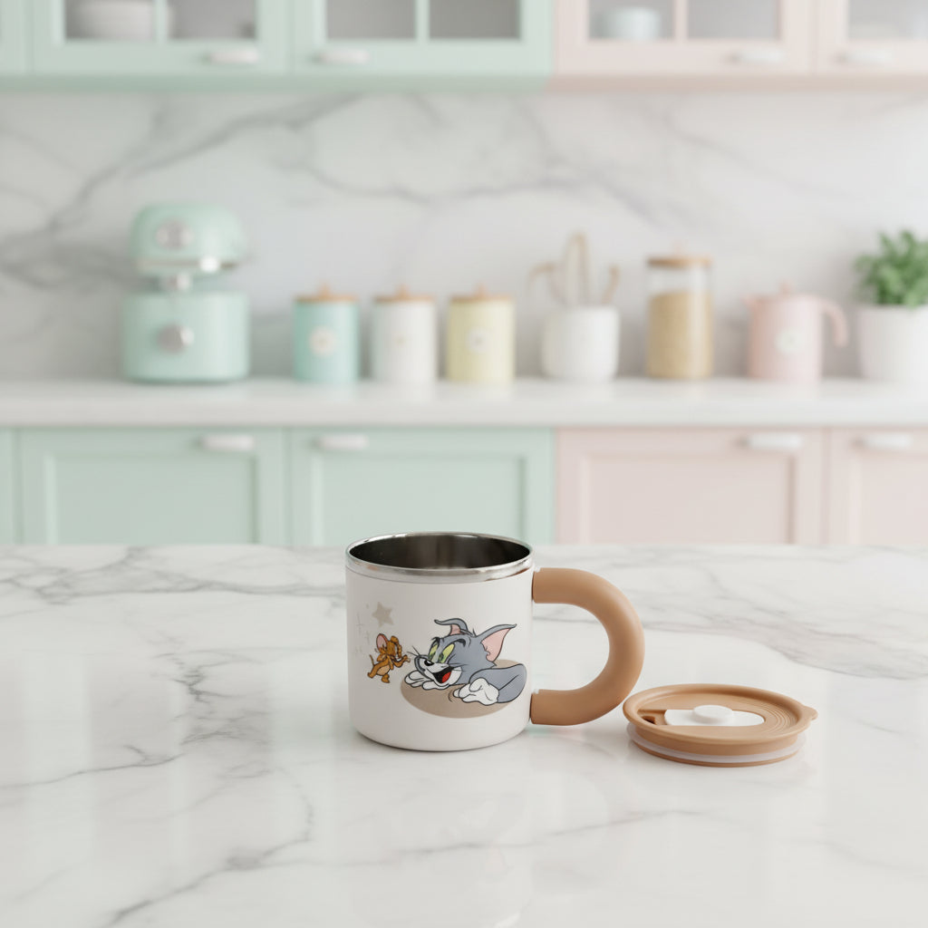Tom And Jerry Steel Mug
