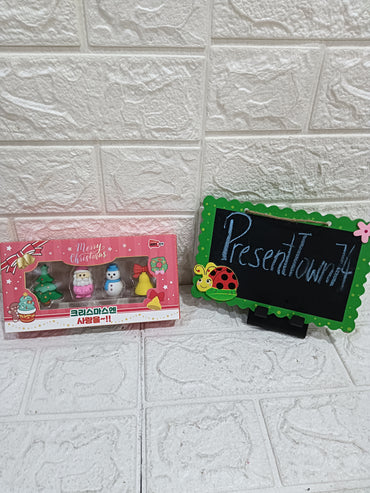 Christmas Eraser Pack for Kids