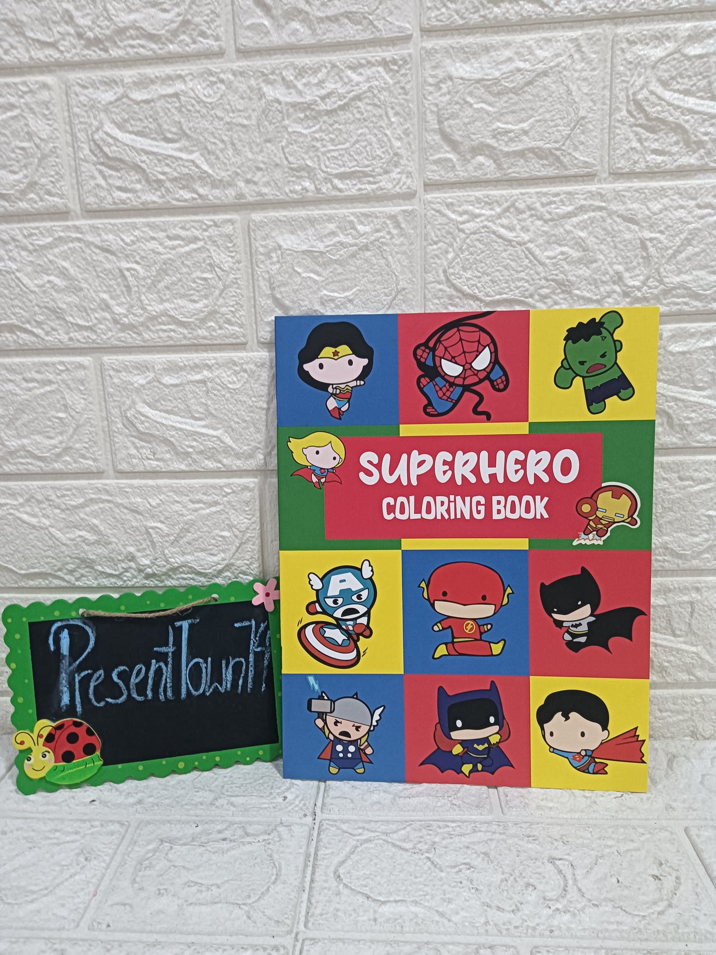 Exciting Superhero Colouring Book for Kids