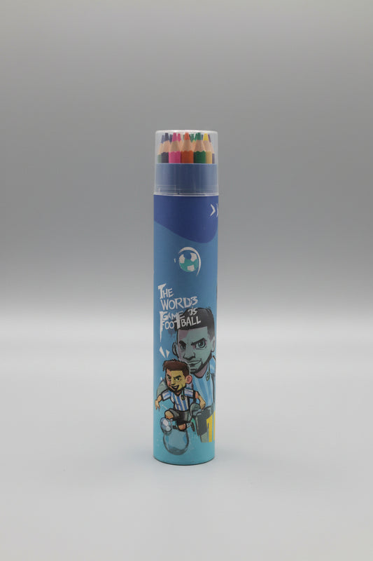 Football Theme Pencil Color Set | Vibrant Crafting & Sketching Kit