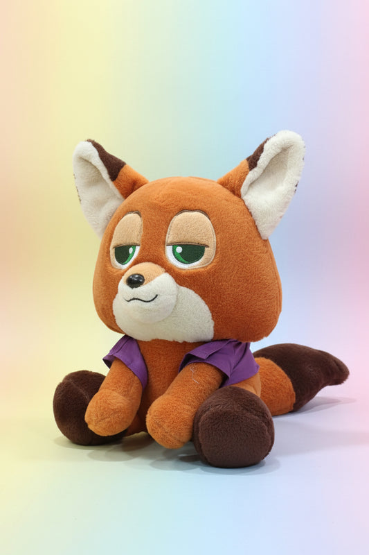 Cute Plush Fox Toy with Jacket