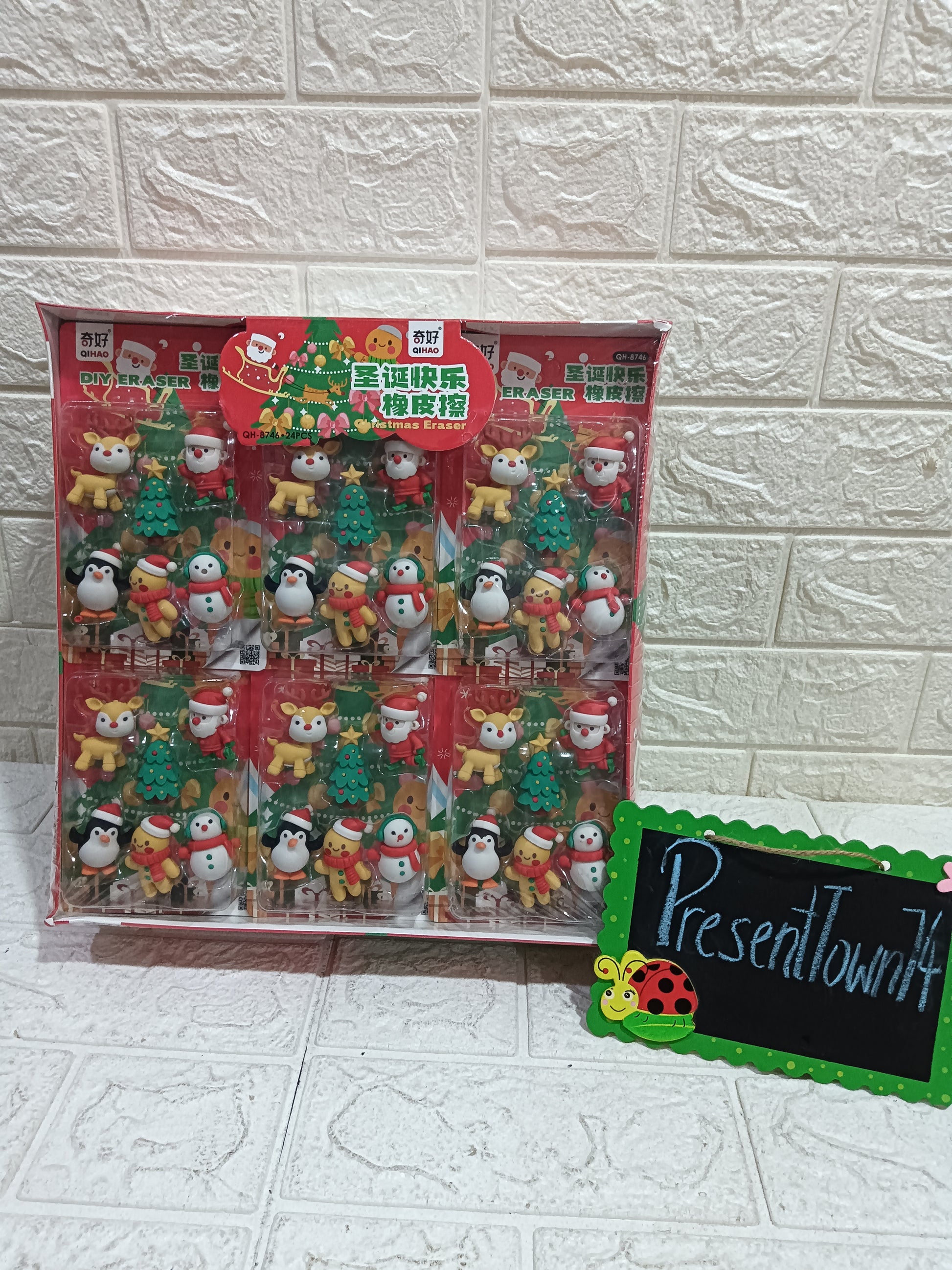 Christmas Eraser Pack for Kids