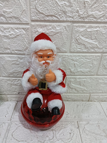 Musical Santa on Ball Toy