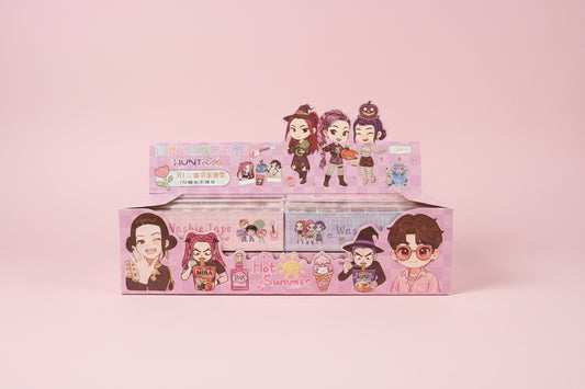 K-Pop Washi Tape Set | Decorative Crafting & Scrapbook Tapes