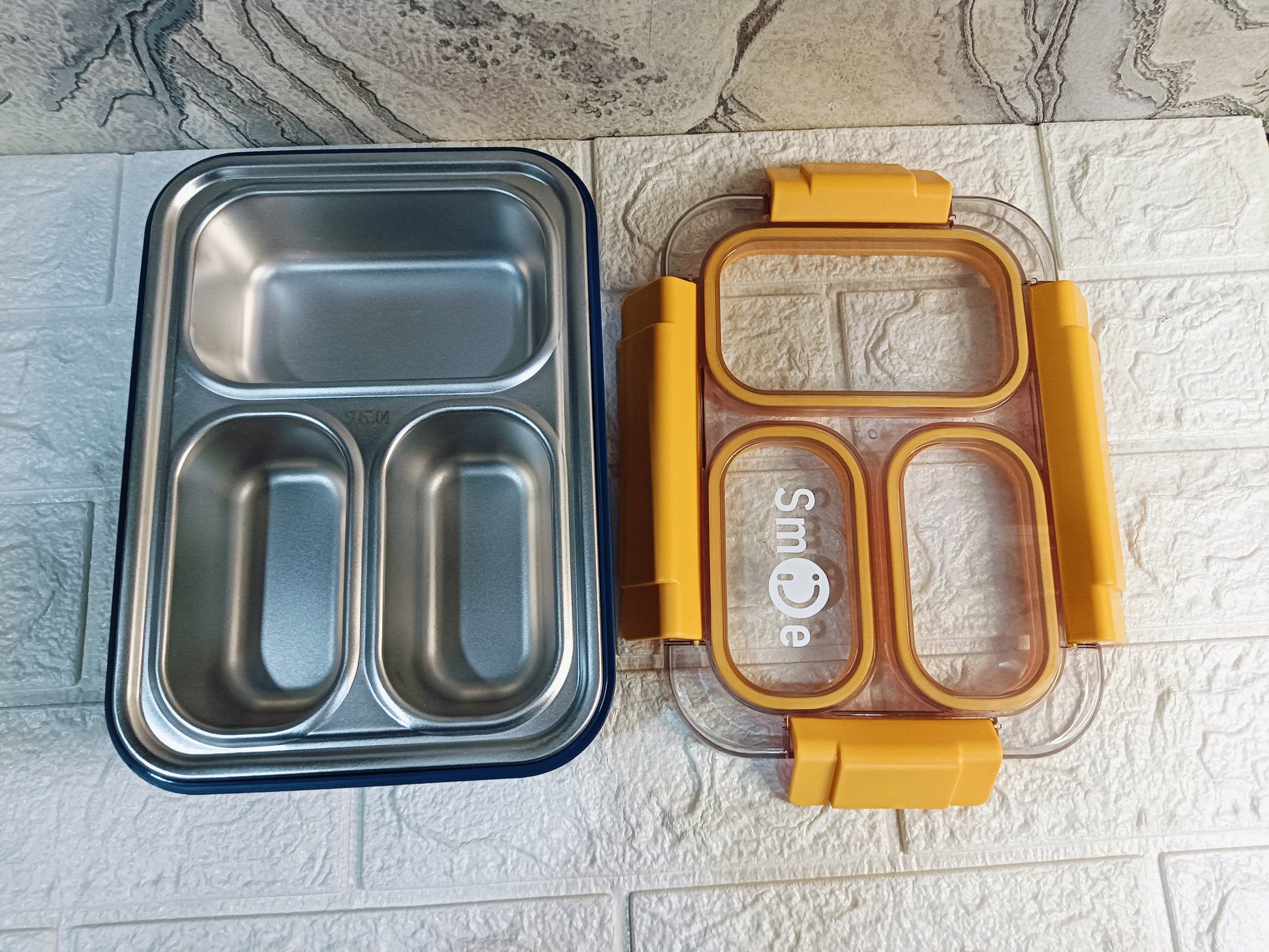 Kids Stainless Steel Lunch Box Orange