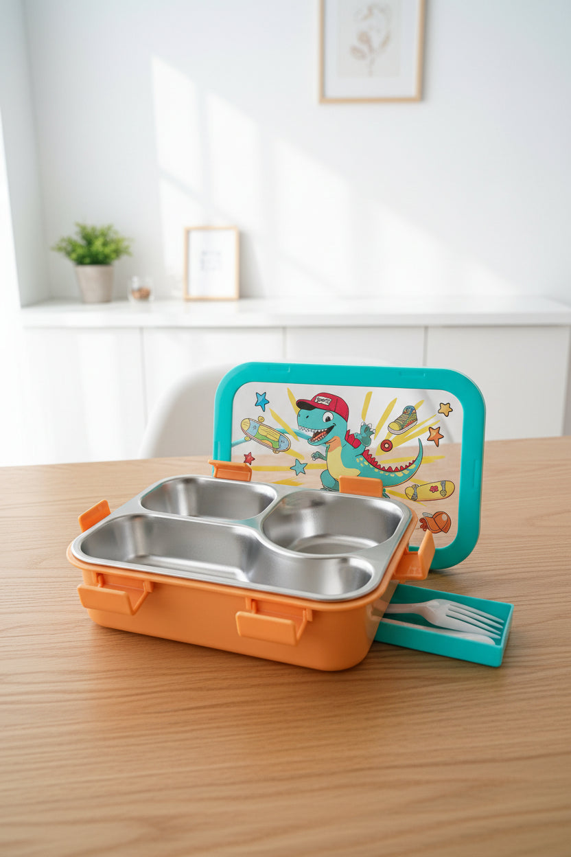 Kids Lunch Boxes (Circular Compartment)