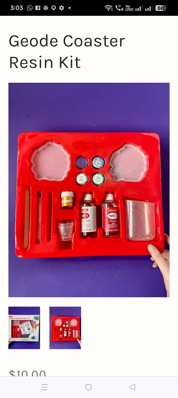 Coasters Resin Kit