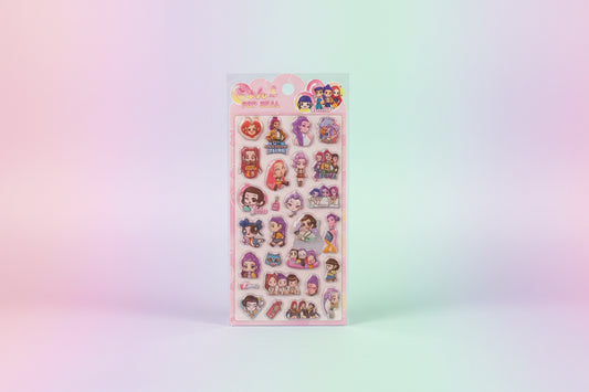 Kpop Puffy Sticker